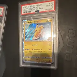 Pokemon PSA 10 Japanese Promo Holo Pikachu Playing/Sea #392 Card 2019 - Image 2