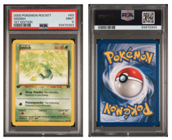 2000 Pokemon Team Rocket 1st Edition Oddish 63/82 PSA 9 Mint Rare Card Wotc - Image 1