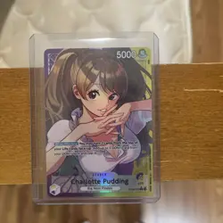 One Piece Card TCG Legends OP08-058 Charlotte Pudding Alt Art Leader ENG - Image 1