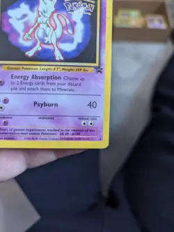 Pokemon TCG Mewtwo 3 Black Star Promo Card First Movie near mint - Image 3