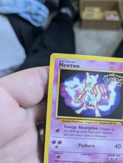 Pokemon TCG Mewtwo 3 Black Star Promo Card First Movie near mint - Image 5