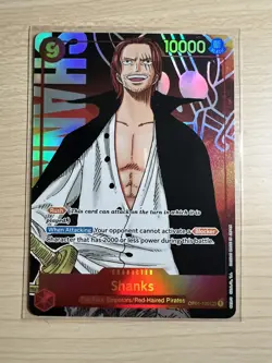 Shanks Alternate Art SEC OP01-120 Romance Dawn Foil One Piece Card Game - Image 1
