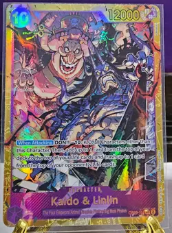 Kaido & Linlin OP08-119 SEC - One Piece TCG - English Card Near-Mint Secret Rare - Image 1