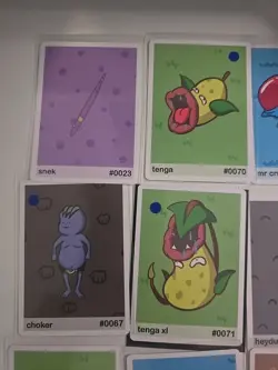 Pookiemoot 26 card lot Parody Card Fan Art Derpy (NO DUPLICATES) - Image 2