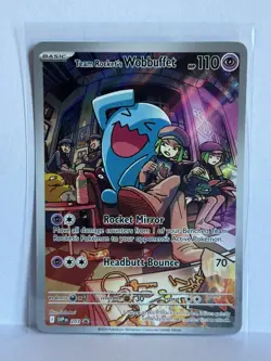 Team Rocket's Wobbuffet 203 Sv: Scarlet & Violet Promo Cards Holo - Image 1
