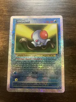 Pokemon TCG Tentacool Legendary Collection Reverse Holo Card 96/110 Lp - Image 1