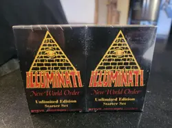 UNLIMITED STARTER SET 1995 Illuminati INWO Card Game New World Order - Image 1
