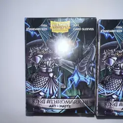 DRAGON SHIELD KING ATHROMARK III STANDARD MATTE ART Card Sleeve Royals Two Pack - Image 2