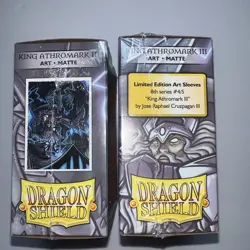 DRAGON SHIELD KING ATHROMARK III STANDARD MATTE ART Card Sleeve Royals Two Pack - Image 3