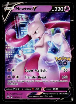 Mewtwo V Holo SWSH223 SWSH: Sword & Shield Promo Cards Promo - Image 1