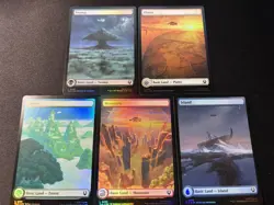 Avatar: The Last Airbender Foil Appa land set MTG - Image 1