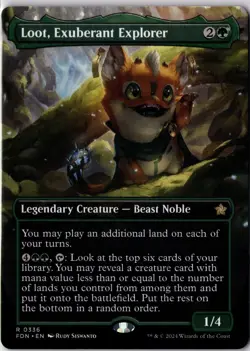 Loot, Exuberant Explorer - #0336 Borderless (FDN) Foundations - Image 1