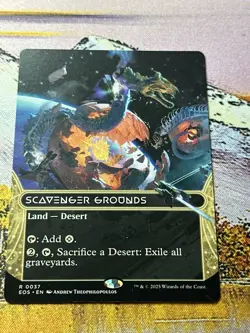 1x Scavenger Grounds (#37) - Extended Art NM Eng MTG - Edge of Eternities - Image 1
