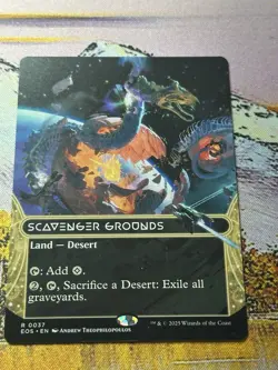 1x Scavenger Grounds (#37) - Extended Art NM Eng MTG - Edge of Eternities - Image 2