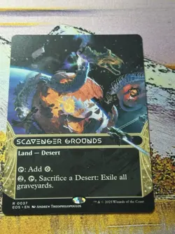 1x Scavenger Grounds (#37) - Extended Art NM Eng MTG - Edge of Eternities - Image 3