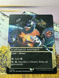 1x Scavenger Grounds (#37) - Extended Art NM Eng MTG - Edge of Eternities - Image 4