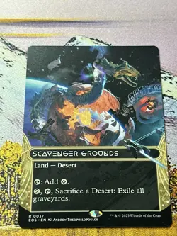 1x Scavenger Grounds (#37) - Extended Art NM Eng MTG - Edge of Eternities - Image 5