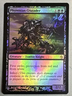 MTG / Phyrexian Crusader / MBS / #50 / FOIL / Rare / NM - Image 1