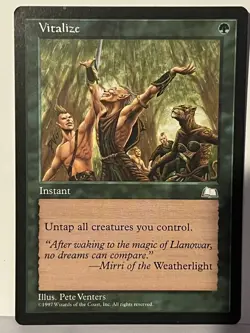 Vitalize Weatherlight NM MTG Magic Fast Shipping - Image 1