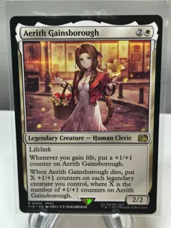 MTG - Aerith Gainsborough (0004) Rare - FINAL FANTASY (FIN) - Image 1