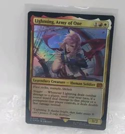 Lightning, Army of One (Foil) Magic The Gathering Final Fantasy (MTG x FF) - Image 3