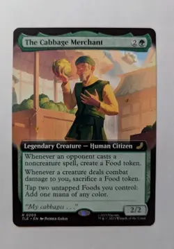 1x The Cabbage Merchant Extended Art NM Magic MTG TLA TLE Avatar x1 - Image 1