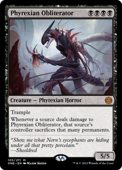 Phyrexian Obliterator (Promo Pack) [Phyrexia: All Will Be One Promos] Near Mint - Image 1