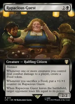 Rapacious Guest - Extended Art LTC LP MTG - Image 1