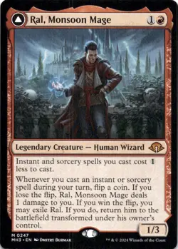 MTG Ral, Monsoon Mage (247) | NM | Modern Horizons 3 {MH3} - Image 1