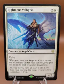 Righteous Valkyrie x1 MTG Kaldheim Magic Near Mint NM English - Image 1