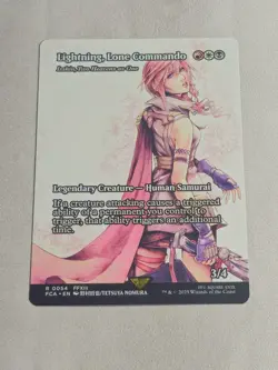 Magic: The Gathering - Final Fantasy FCA - Lightning, Lone Commando Mythic - NM - Image 1