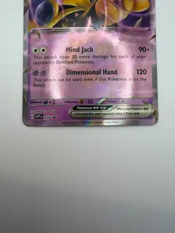Alakazam ex 050 Scarlet & Violet Black Star Promo Pokemon TCG Card - Image 4