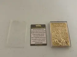 Pokemon Charizard 23K Gold-Plated Trading Card Burger King - Image 1