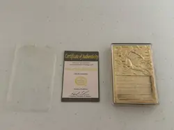 Pokemon Charizard 23K Gold-Plated Trading Card Burger King - Image 2