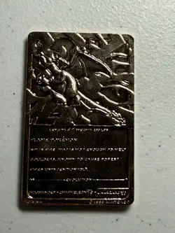 Pokemon Charizard 23K Gold-Plated Trading Card Burger King - Image 4