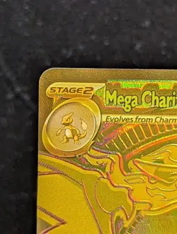 2025 Pokemon Mega Charizard 🔥EX Gold 🪙Secret Rare #130/94 - Image 3