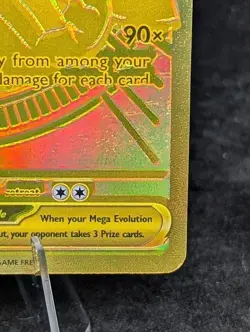 2025 Pokemon Mega Charizard 🔥EX Gold 🪙Secret Rare #130/94 - Image 5