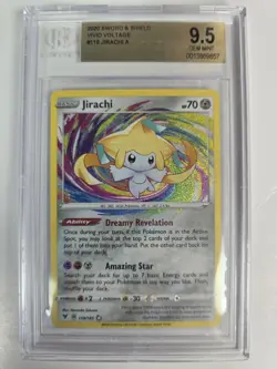 Pokemon TCG Jirachi Vivid Voltage 119/185 Holo Amazing Rare Graded BGS 9.5 - Image 1