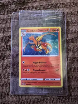 Pokemon Card Special Delivery Charizard SWSH075 Sword & Shield Promo Holo 2020 - Image 1