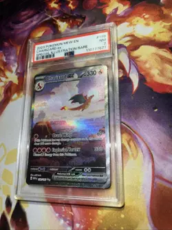Pokemon TCG Scarlet & Violet Charizard EX 199/165 Special Illustration Rare PSA7 - Image 1