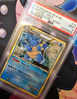 Blastoise - 2010 Pokemon HG & SS Unleashed Prerelease STAFF PROMO #13 - PSA 9 - Image 3