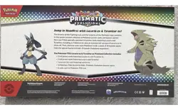 Pokemon Prismatic Evolutions Lucario ex & Tyranitar ex Premium Collection Box - Image 4