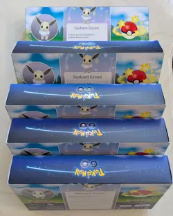5x Pokemon GO Radiant Eevee Premium Collection Box Brand New in Box NIB Sealed - Image 5