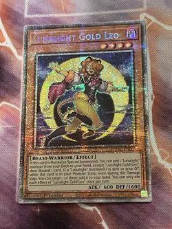 Yugioh! Lunalight Gold Leo Starlight Rare DUAD-EN005 1st Edition NM - Image 1