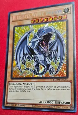 1x Yu-Gi-Oh! Blue-Eyes White Dragon - BLMM-EN001 - Secret Rare - 1st Ed - NM - Image 1