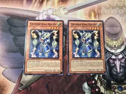 2X Yu-Gi-Oh! - Thunder King Rai-Oh - LCGX-EN203 - 1st Edition - LP - Image 1