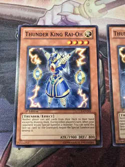 2X Yu-Gi-Oh! - Thunder King Rai-Oh - LCGX-EN203 - 1st Edition - LP - Image 2