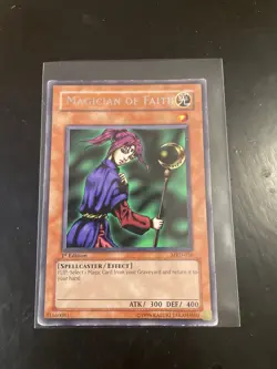 Yu-Gi-Oh! TCG, Magician of faith, MRD-036, 1st edition, rare - Image 1