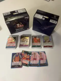Gros lot de cartes one piece op01 romance Dawn anglaises pre errata - Image 3