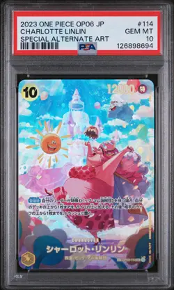 PSA 10 - Charlotte Linlin - OP03 114 AA SP OP06 - Japanese - One Piece Card - Image 1